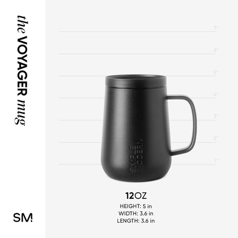 Simple Modern mug in commuter setting illustrating leak-resistant portability