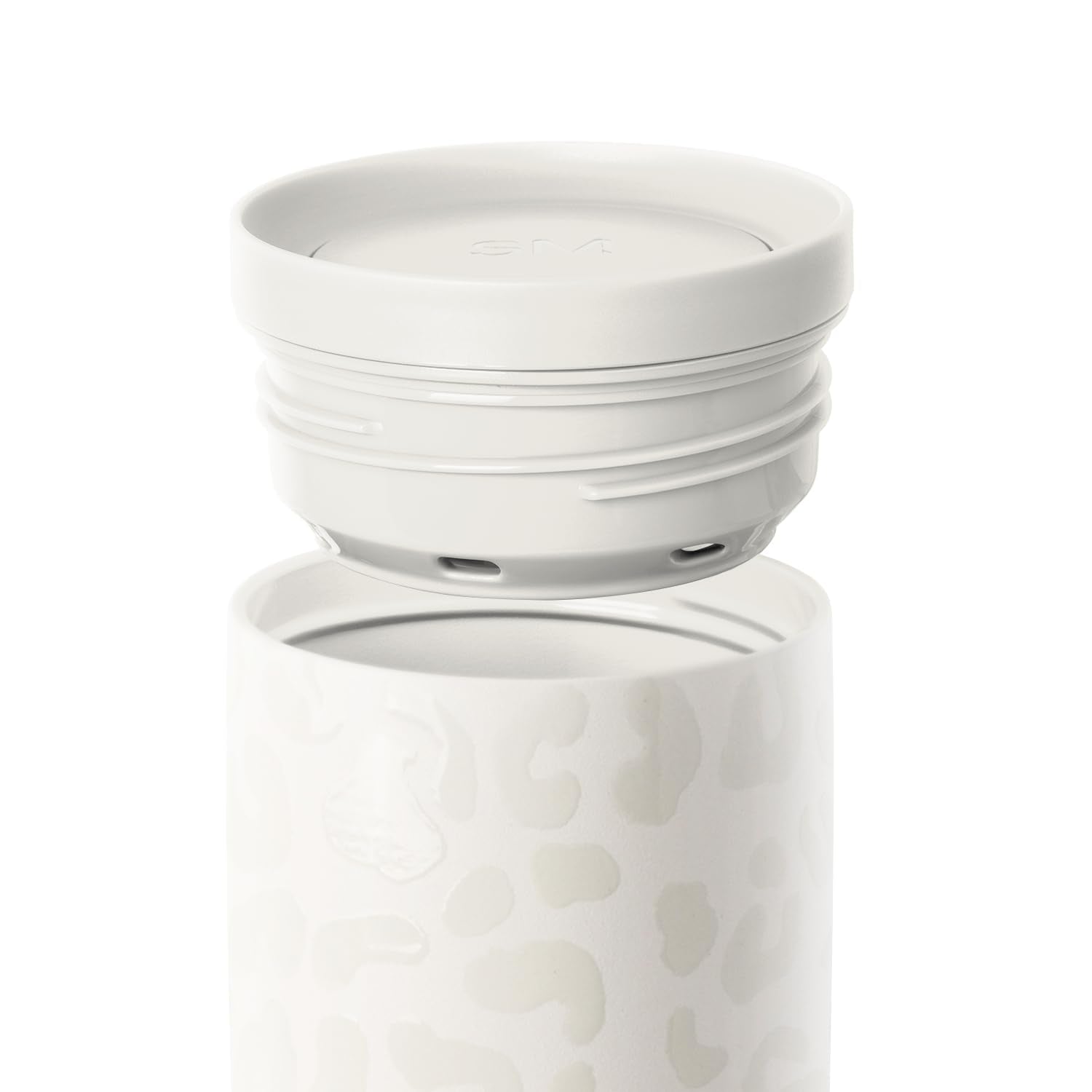 Simple Modern close-up of ceramic-lined interior preserving pure coffee flavor