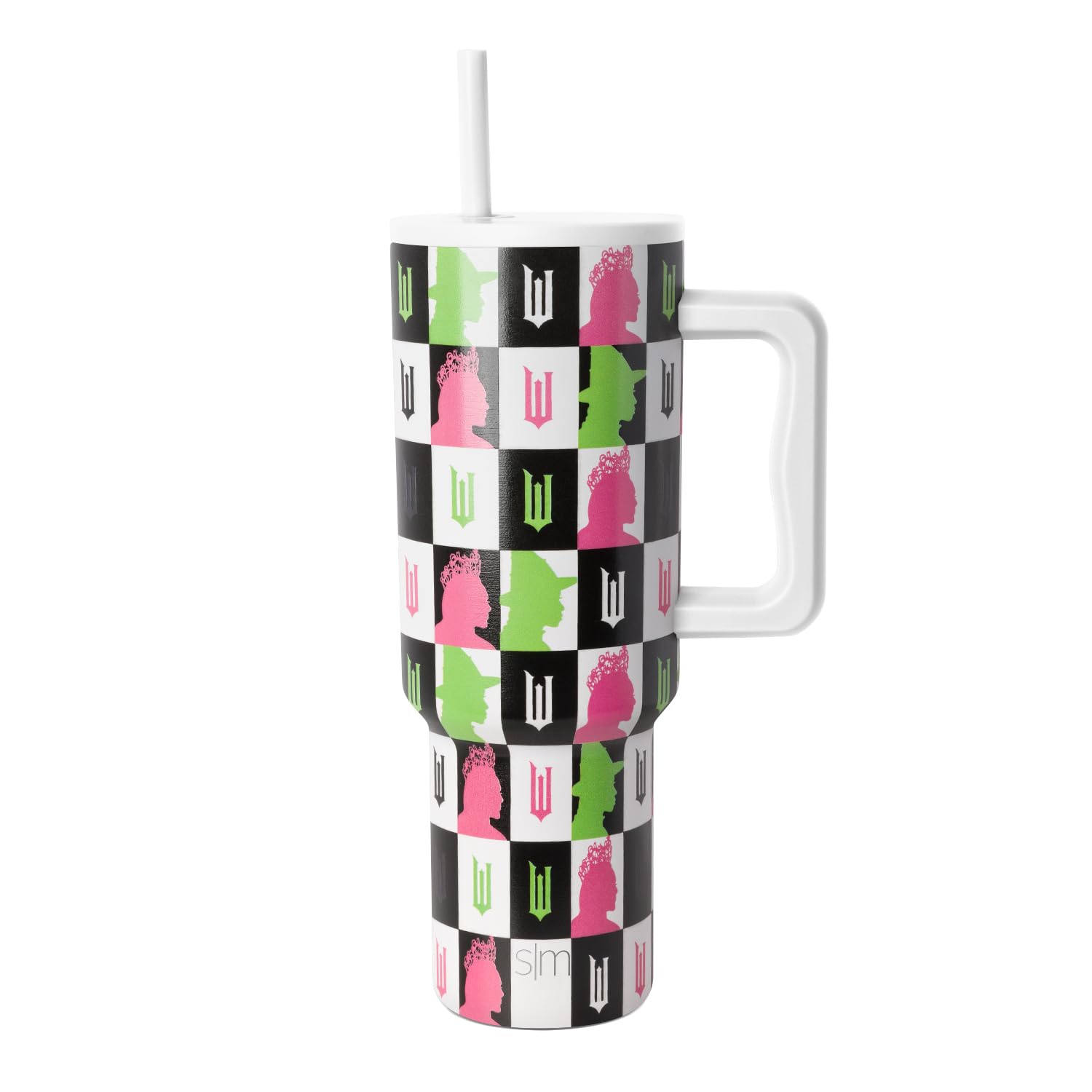 Simple Modern Wicked front view showing slim cupholder fit and style