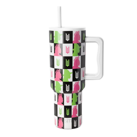 Simple Modern Wicked front view showing slim cupholder fit and style