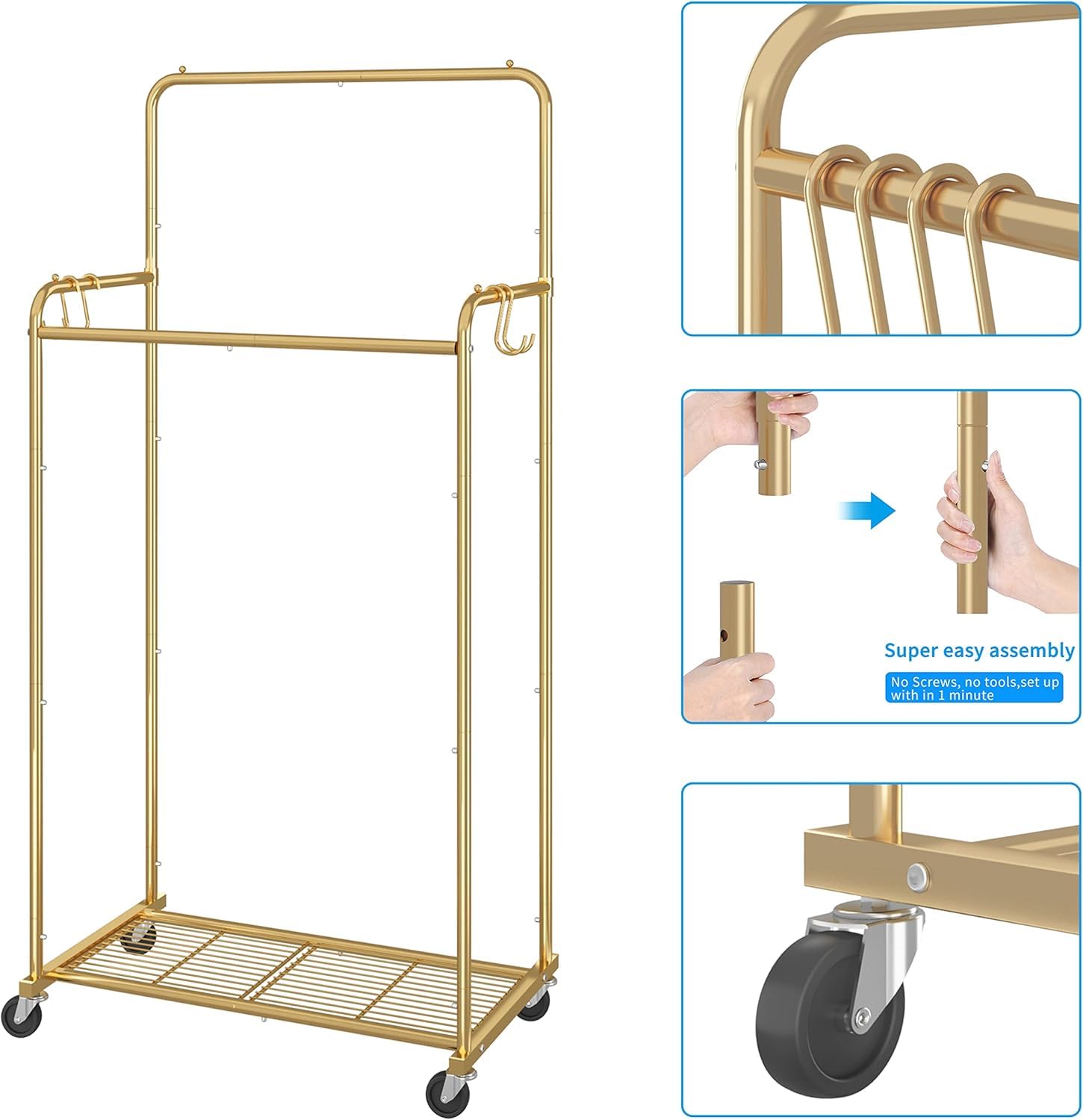 Simple Trending bottom grid shelf holding shoes and boxes for extra organized storage