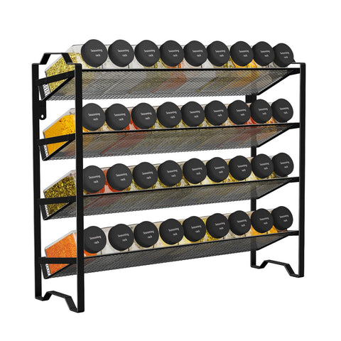Simple Trending rack in a kitchen scene organizing spices and decluttering counters