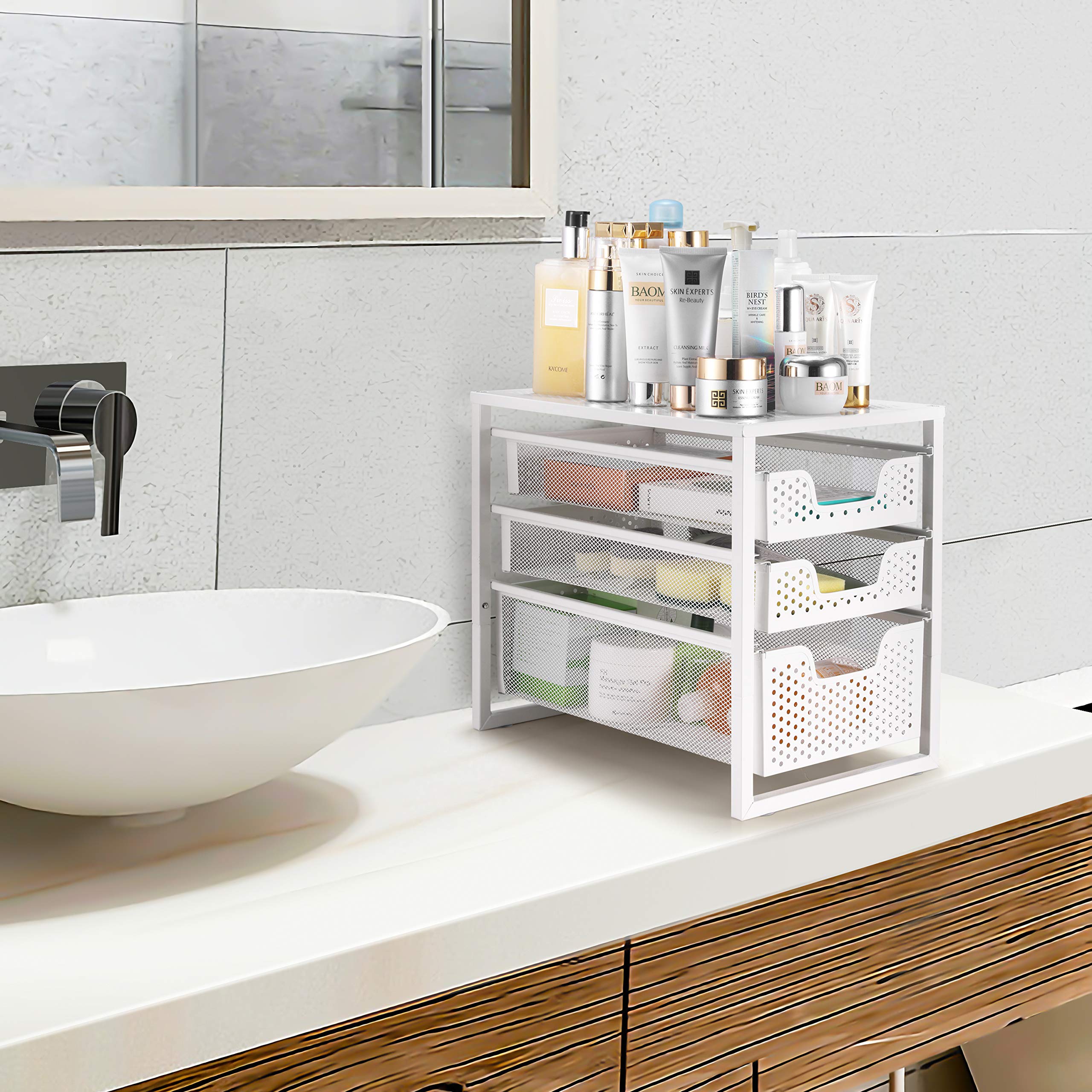 Simple Trending sliding drawer open with organized small items benefit