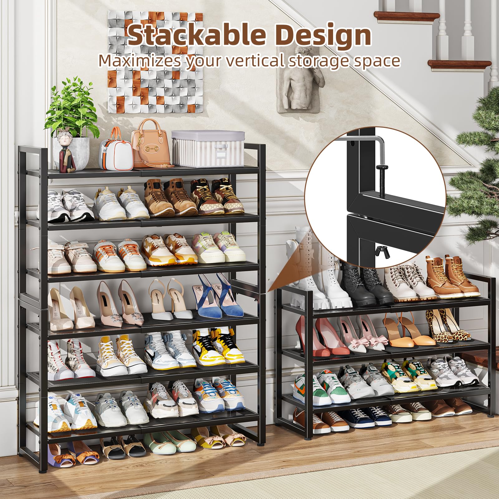 Simple Trending stacked units showing modular vertical expansion benefit