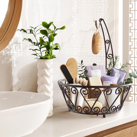 SimpleHouseware next to hand showing scale and countertop convenience