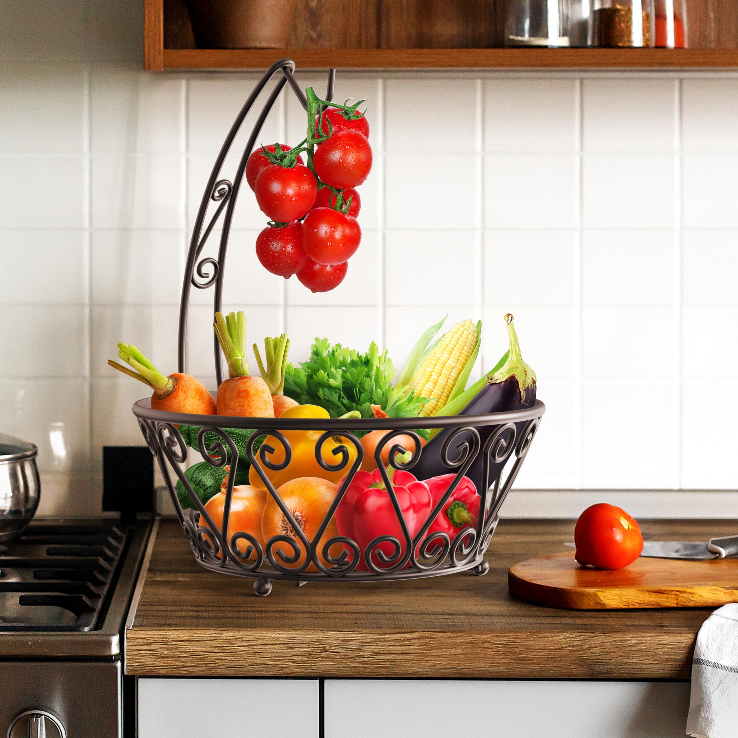 SimpleHouseware bowl filled with mixed fruit illustrating organized display