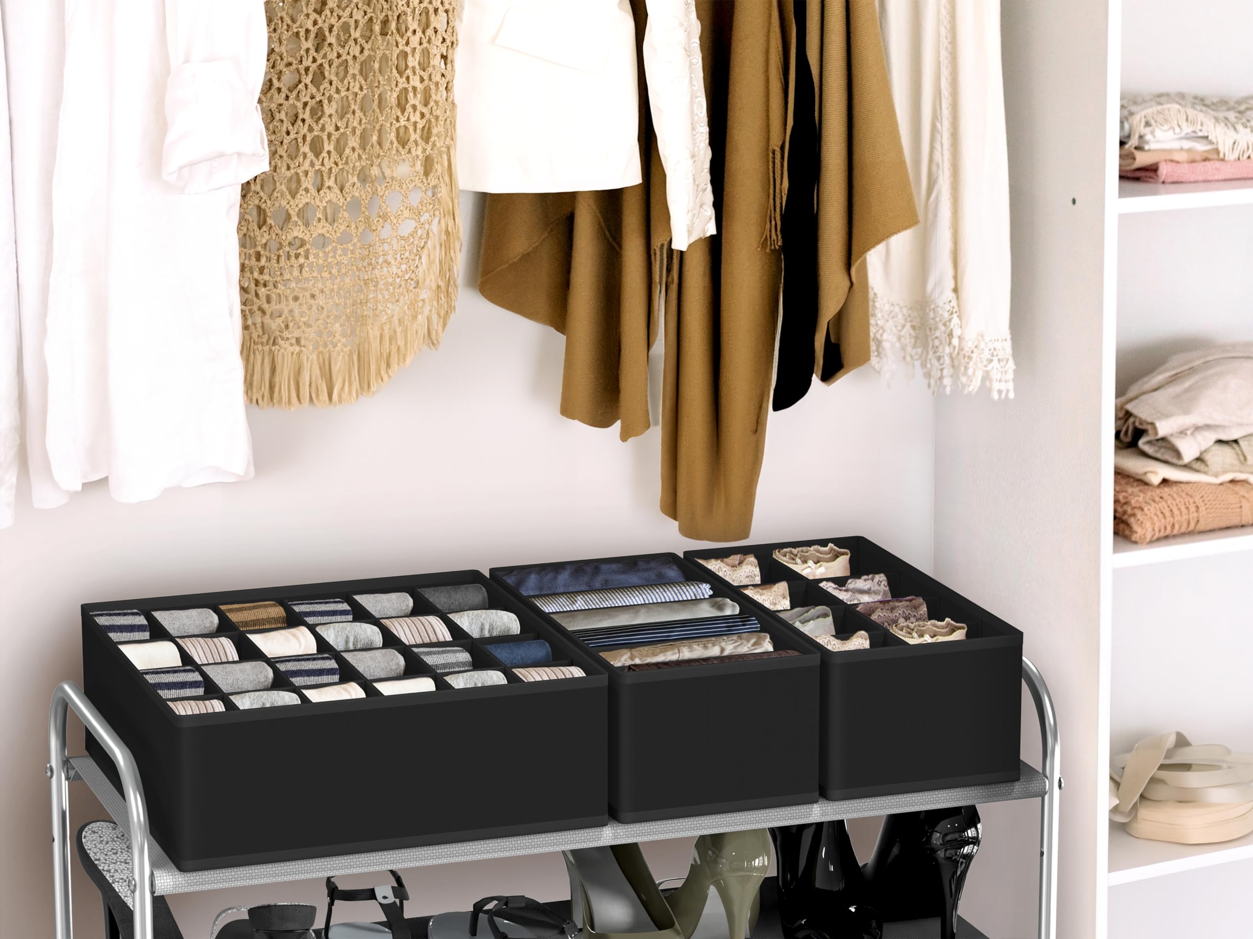 Simple Houseware in-drawer setup demonstrating organized drawers and quick selection