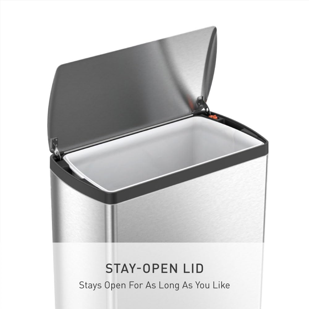 simplehuman code Q liners fitted neatly for no-slip, mess-free use