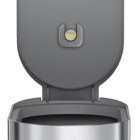 simplehuman inside can liner showing custom-fit liner preventing slips
