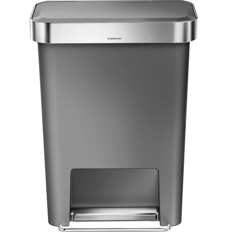 simplehuman open liner pocket storing Code K liners for quick refills benefit