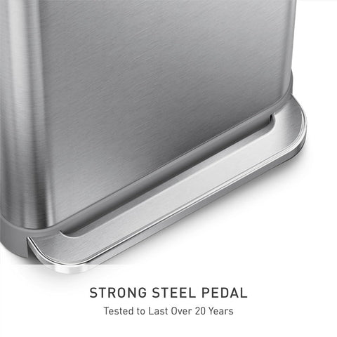 simplehuman odorsorb pod installed inside lid benefit: reduces trash odors