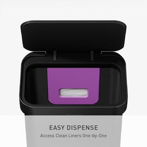 simplehuman odorsorb pod installed reducing kitchen trash smells up to 45 days