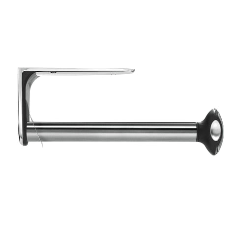 simplehuman quick-release knob removed for fast roll replacement and convenience
