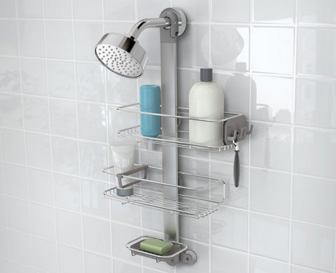 simplehuman close-up of adjustable shelf and dial for fast reconfiguration