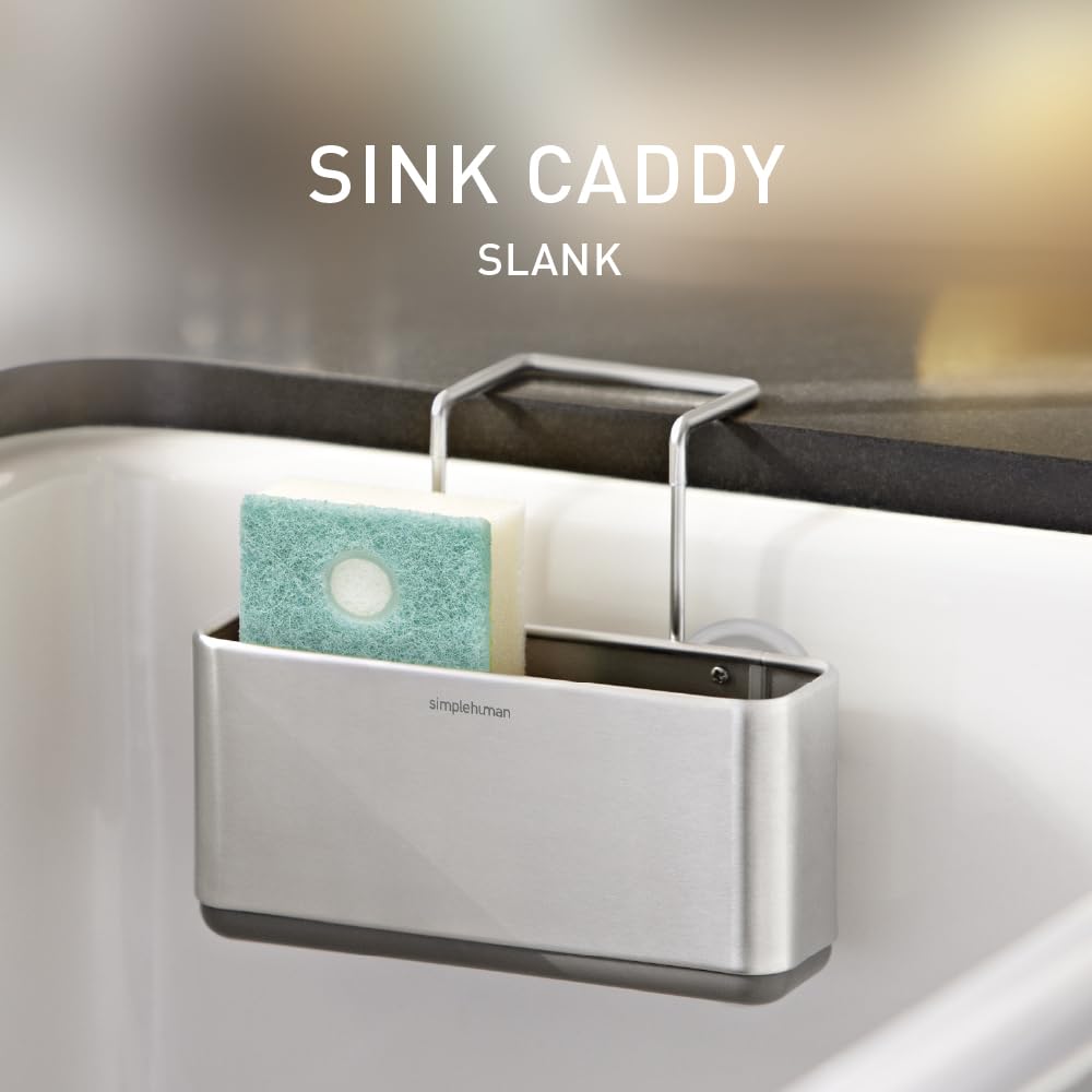 simplehuman side mount detail demonstrating secure dual hang and steady benefit