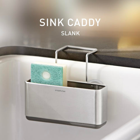 simplehuman side mount detail demonstrating secure dual hang and steady benefit