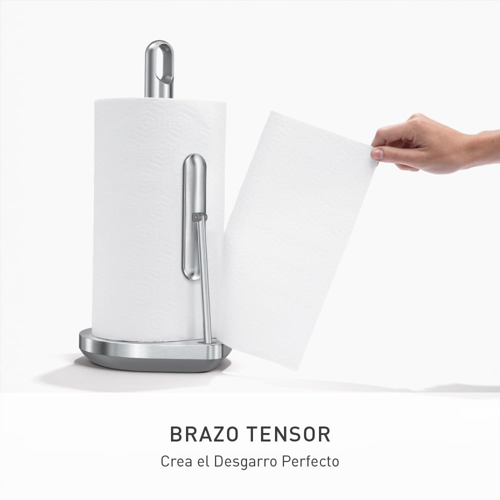 simplehuman weighted base detail demonstrating stable non‑slip countertop support