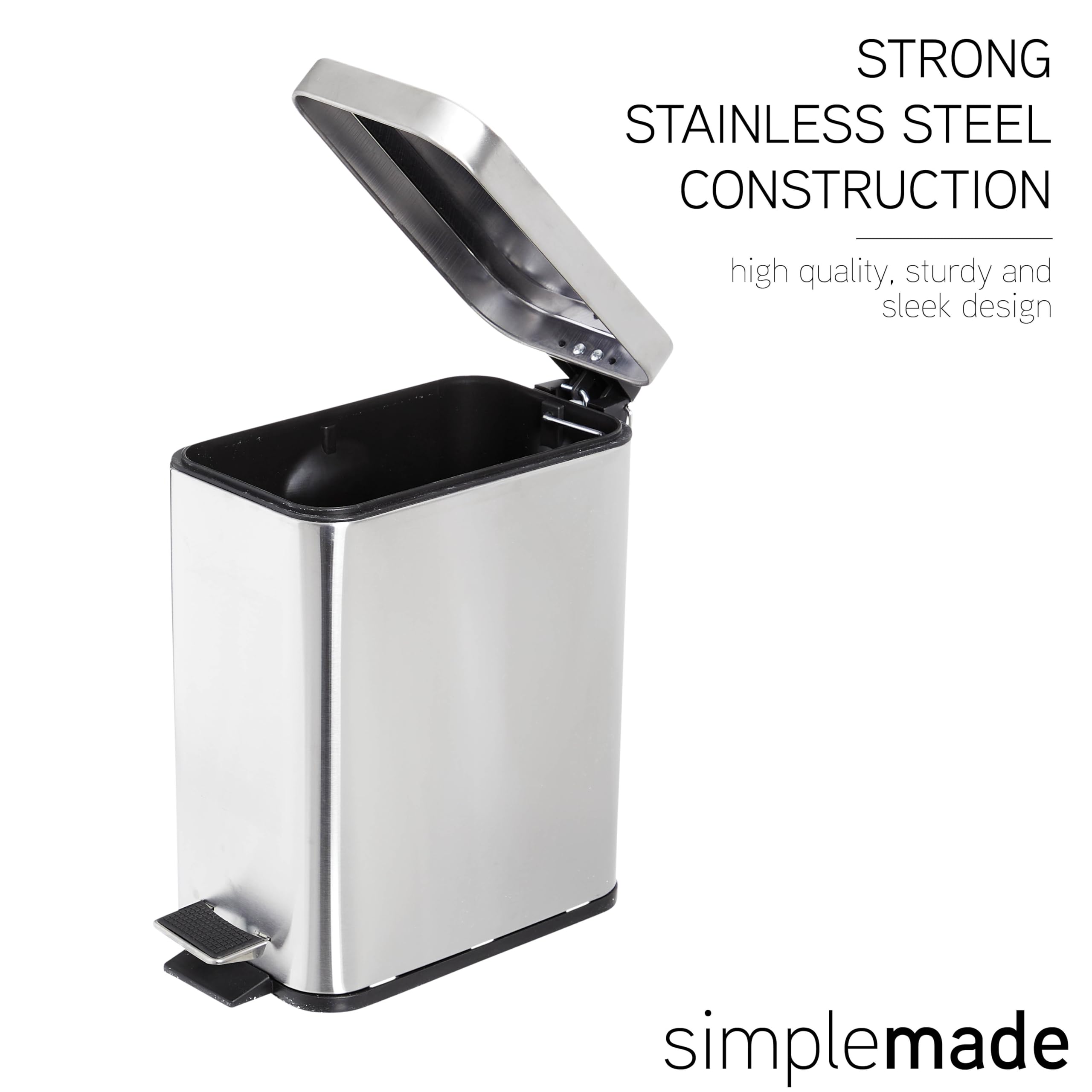 SIMPLEMADE removable inner bucket with handle for simple lifting and disposal