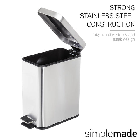 SIMPLEMADE removable inner bucket with handle for simple lifting and disposal