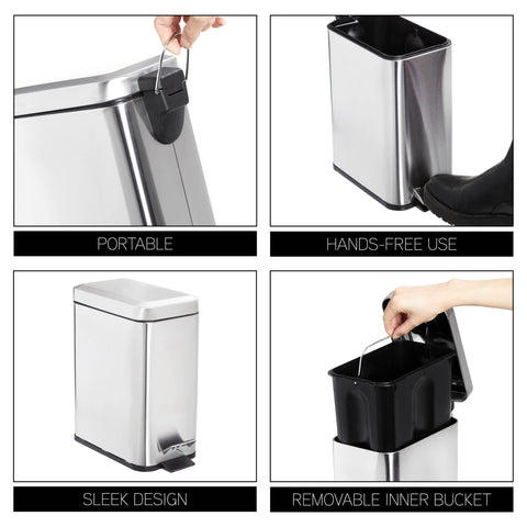 SIMPLEMADE stainless steel texture highlighting fingerprint-resistant finish for cleaner appearance