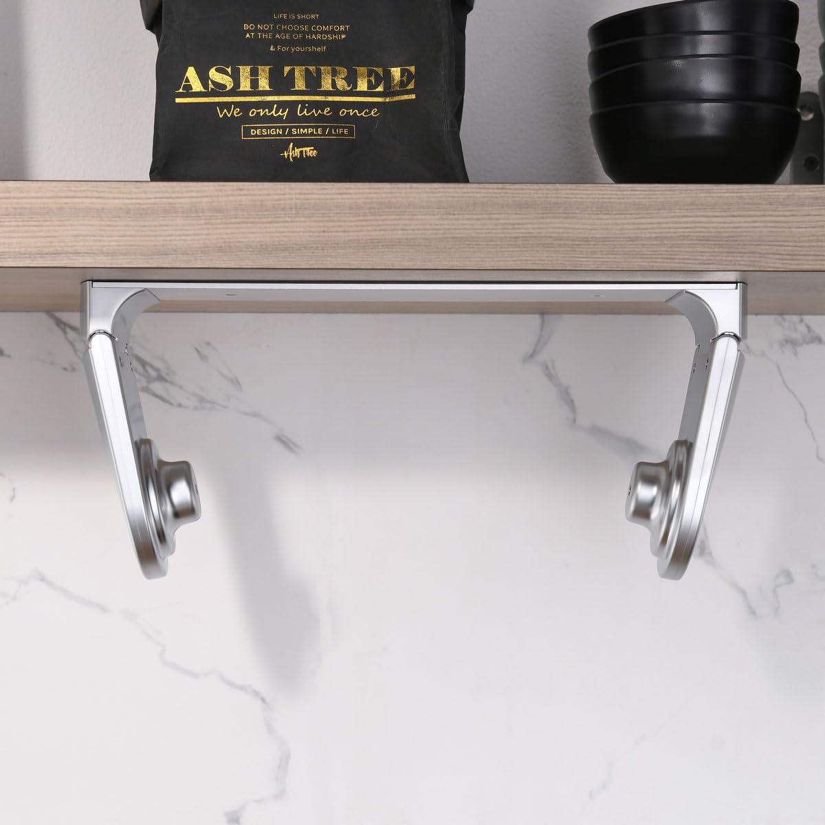 simpletome screw mount installation for secure wall or cabinet fixing