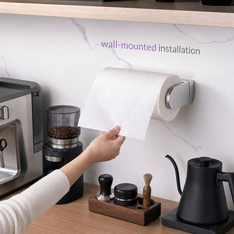 simpletome side profile mounted under cabinet showing neat installation