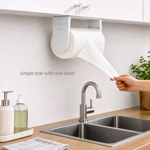 simpletome side profile highlighting six springs for reliable one-hand tearing