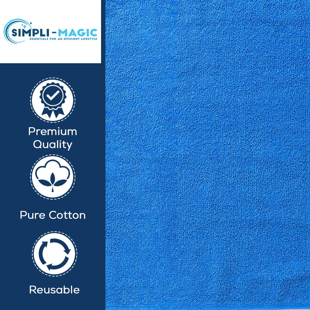 SIMPLI-MAGIC close-up of cotton weave highlighting soft absorbency