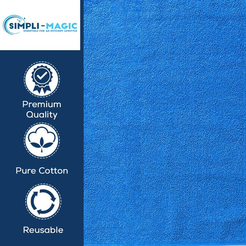 SIMPLI-MAGIC close-up of cotton weave highlighting soft absorbency