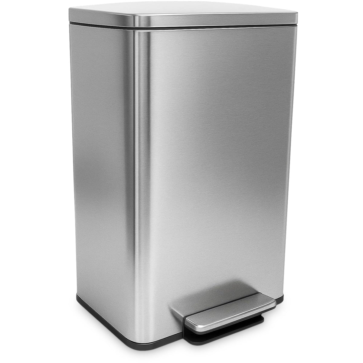 SIMPLI-MAGIC front view showing sleek stainless finish and compact footprint for tidy rooms