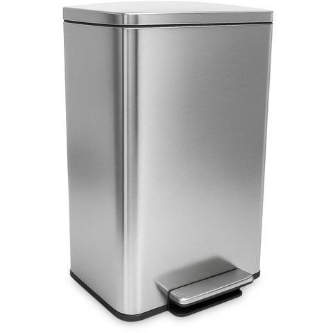 SIMPLI-MAGIC front view showing sleek stainless finish and compact footprint for tidy rooms