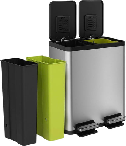 SIMPLI-MAGIC front view showing dual compartments and neat profile benefit sorting