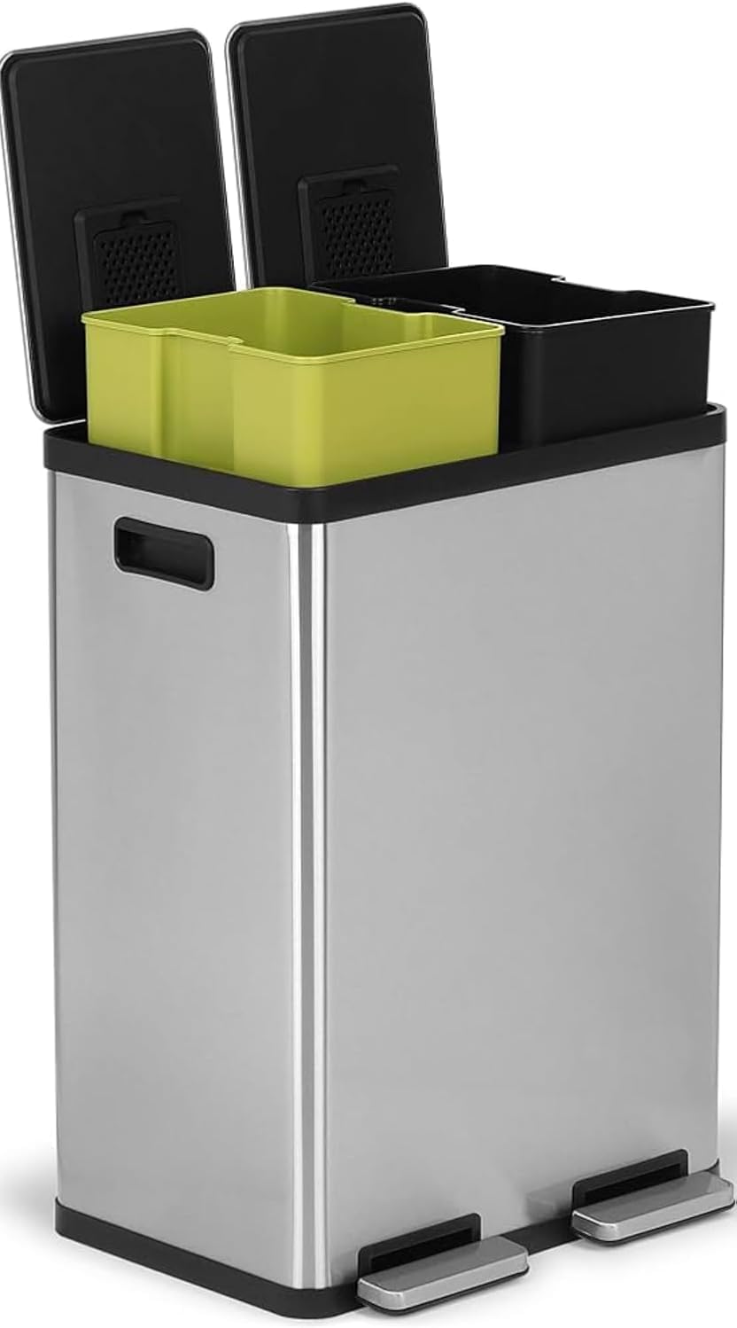 Simpli-Magic placed in modern kitchen illustrating compact organized recycling