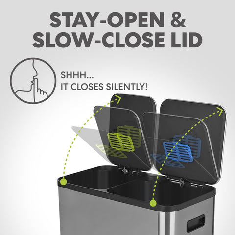 SIMPLI-MAGIC removable inner buckets with bag cinch speed bag changes benefit