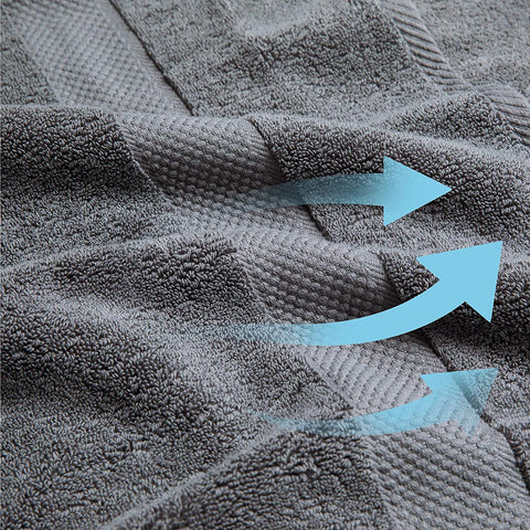 SIMPLI-MAGIC towel edge and label detail shows durable construction