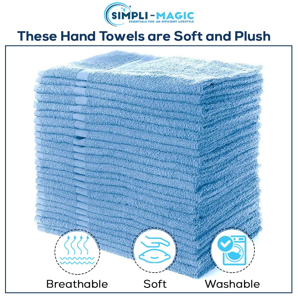 SIMPLI-MAGIC towel in use hand drying demonstrating quick absorbency
