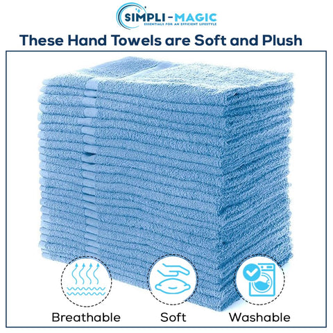 SIMPLI-MAGIC towel in use hand drying demonstrating quick absorbency