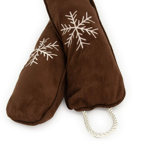 Simply Genius embroidered snowflake detail close-up, decorative and durable accent