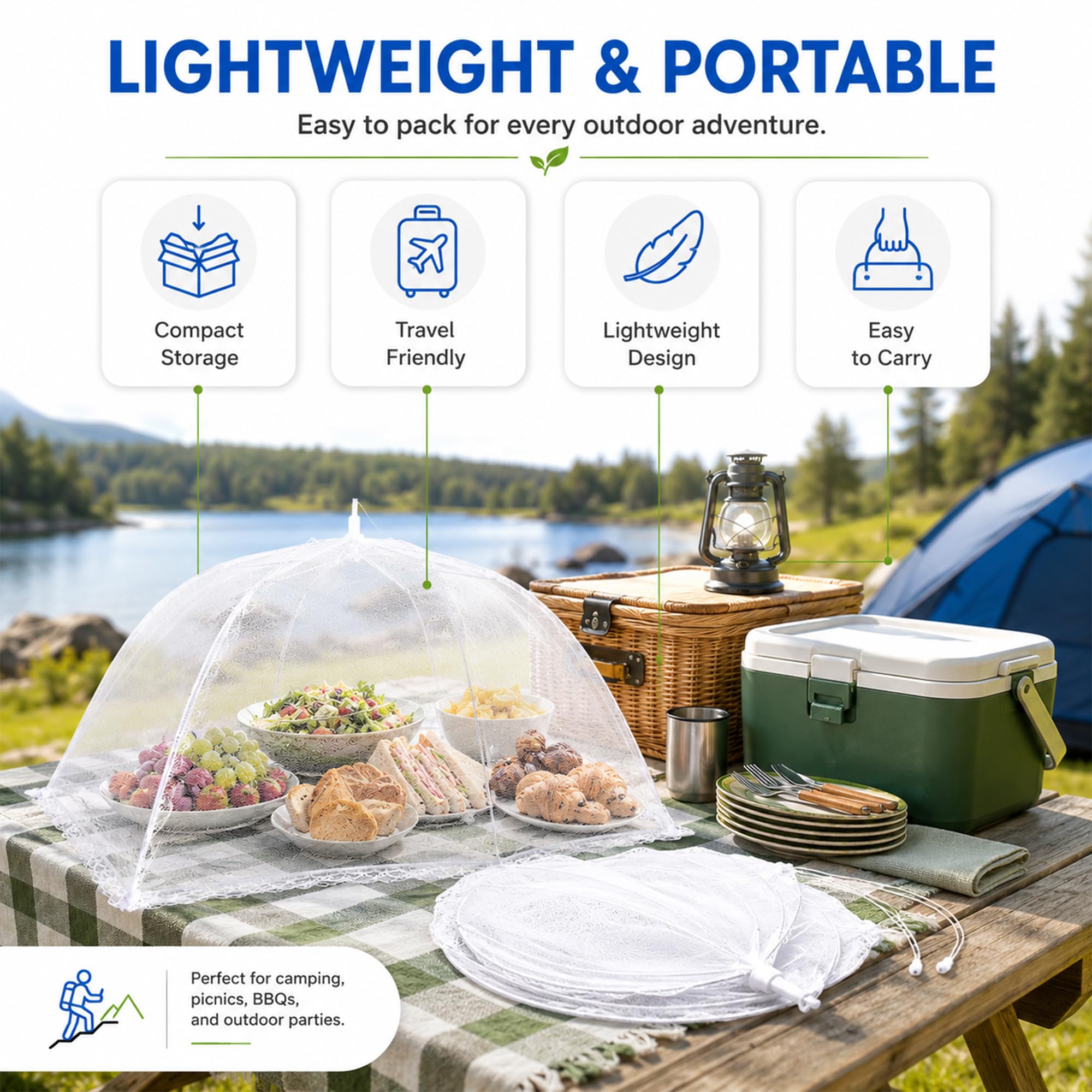 Simply Genius folded flat stack for compact storage and travel convenience