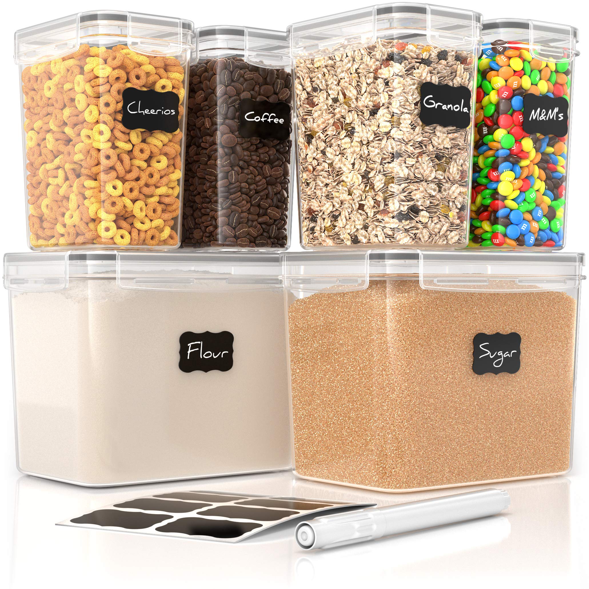 Simply Gourmet front packaging showing six clear stackable containers and sealed lids