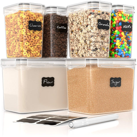 Simply Gourmet front packaging showing six clear stackable containers and sealed lids