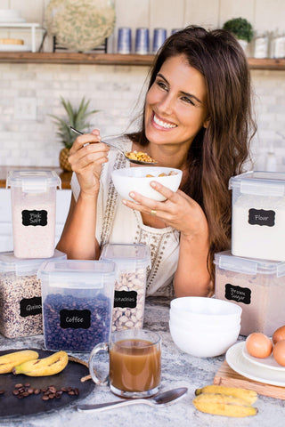 Simply Gourmet size comparison with measuring cup to show capacity and scale