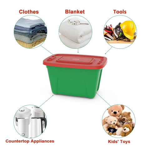 SIMPLYKLEEN nested empty totes side-by-side, space-saving storage benefit