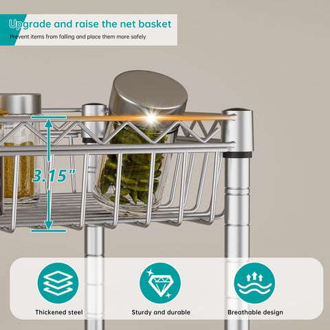 SINGAYE demonstration of adjustable height for custom storage benefit