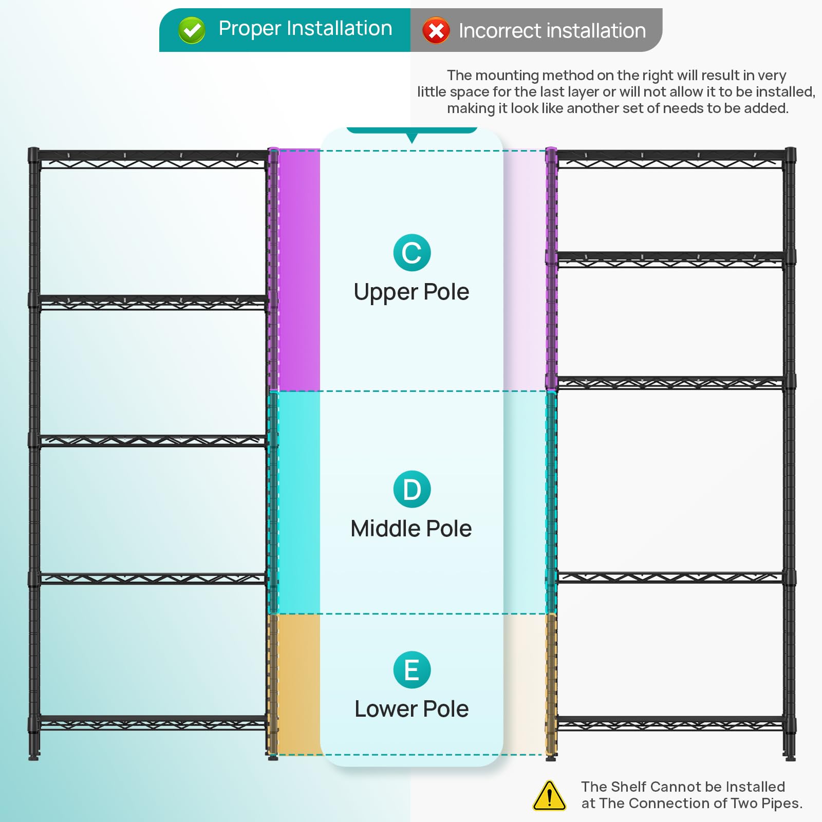 SINGAYE adjustable shelf height demo shows flexible configuration
