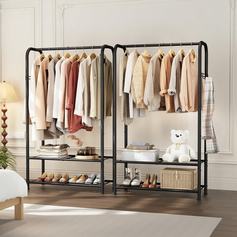 SINGAYE assembled rack in bedroom showing practical everyday use benefit
