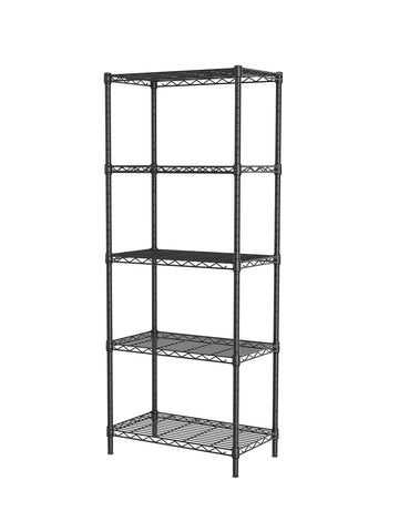 SINGAYE front view of five-tier rack showing compact footprint and capacity