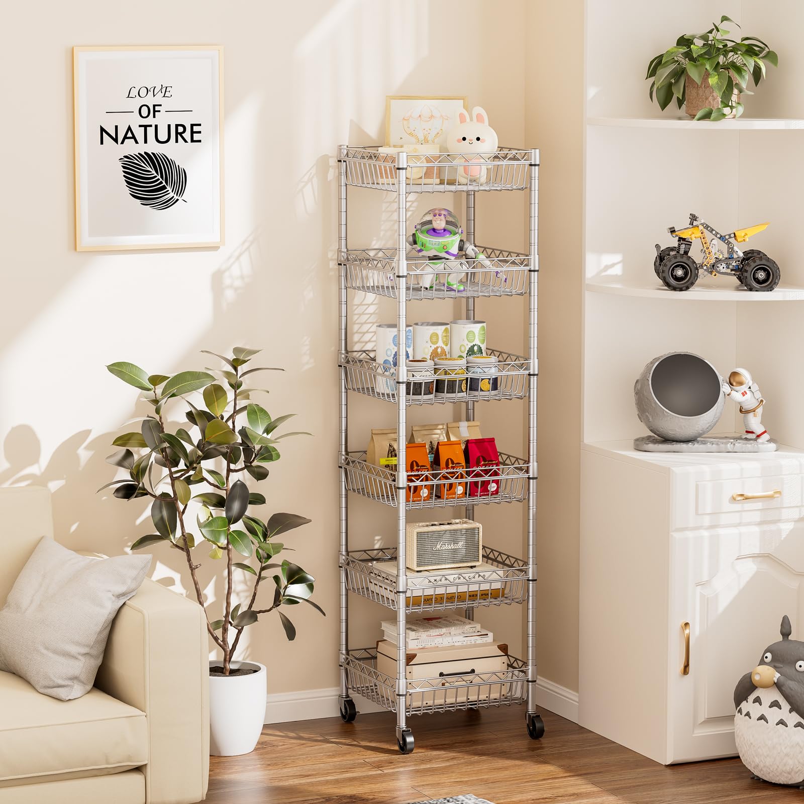 SINGAYE narrow fit between appliances saving floor space benefit