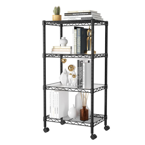 SINGAYE top shelf loaded with jars demonstrating versatile storage capacity