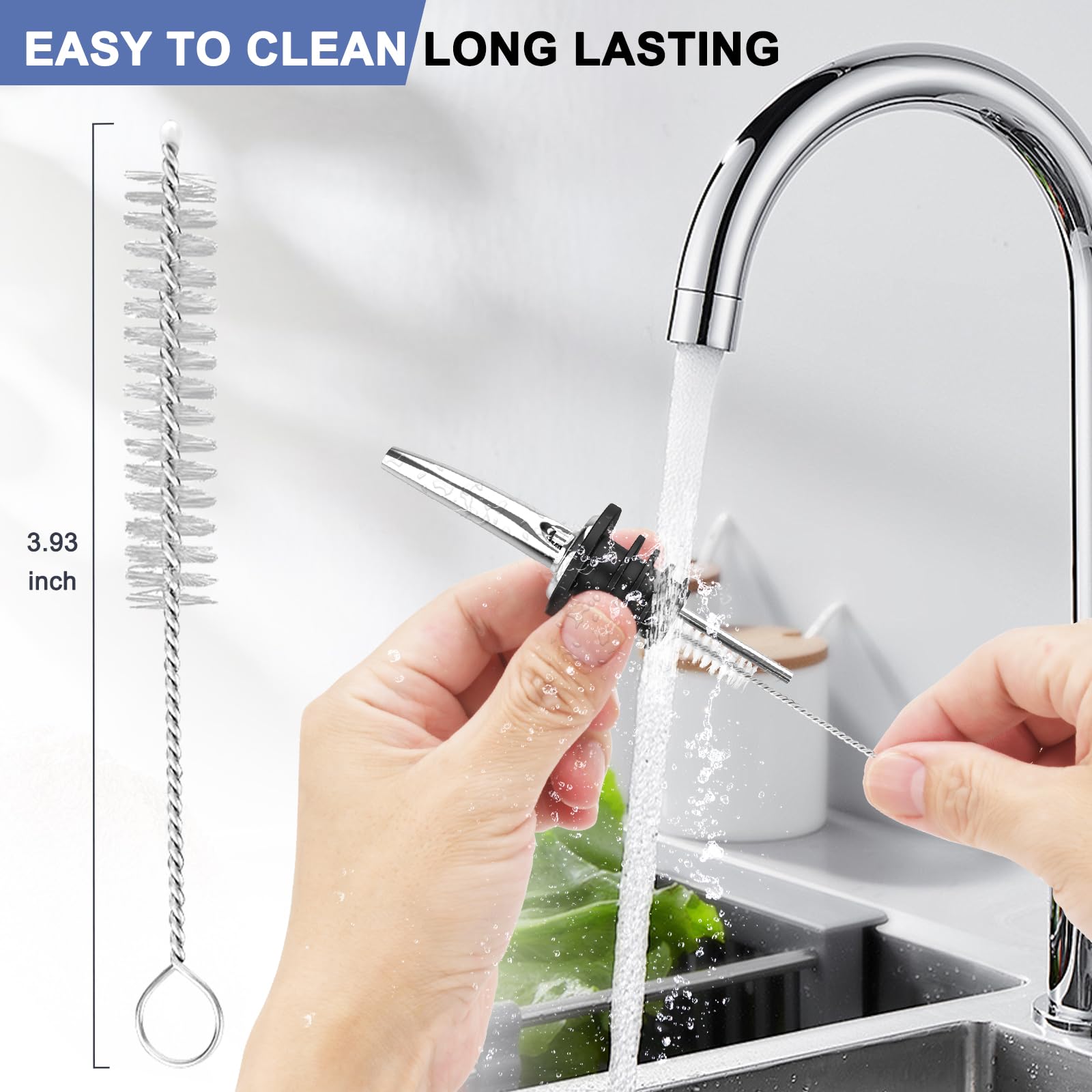 SINLUCESCE pourer in use at bar delivering precise, drip-free pours